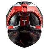 CASCO CERRADO LS2 THUNDER C RACING 1 ROJ/BCO FF805