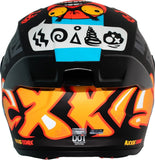 CASCO FENIX ANGRY FACE B7 AZUL MATE