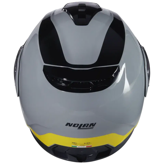 Casco N100-6 Incognito N-com 346 Gris/Ama/Ngo XXL Nolan
