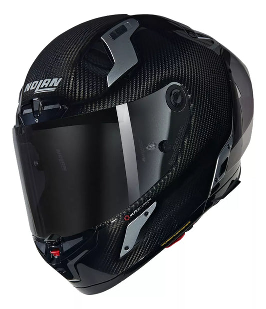 Casco X-804 RS Ultra Carbon Argento 332 Ngo/Plata Nolan