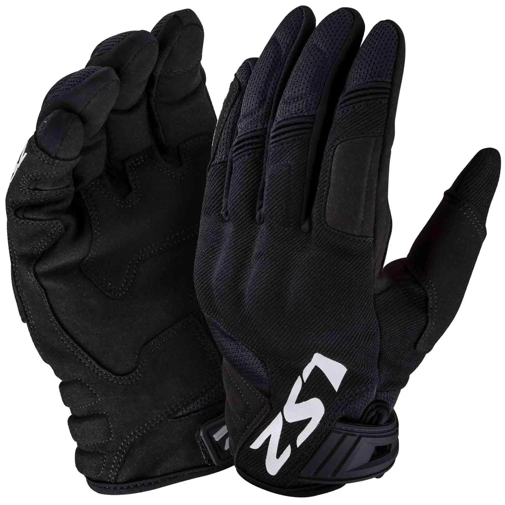 GUANTES VEL LS2 NEGRO SILVA TEXTIL – iMoto