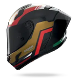 CASCO X-804 RS ULTRA CARBON PIEGA 367 CARBONO/ORO/RJO NOLAN