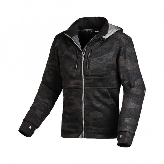 Sudadera District P/Mujer Azul Camuflaje Negro/Gris Macna