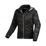 Sudadera District P/Mujer Azul Camuflaje Negro/Gris Macna