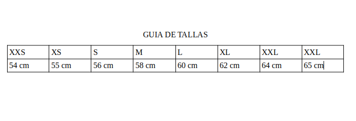 Viene una talla reducido