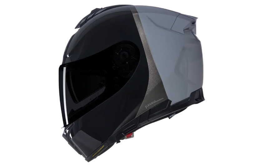 CASCO N80-8 VERNICIATURA SPECIALE N-COM 343 NGO/GRIS/AZUL NOLAN