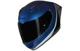 CASCO N60-6 SPORT VERNICIATURA SPECIALE 346 AZUL/NGO/PLATA NOLAN