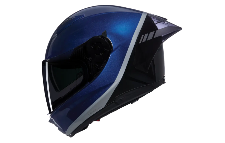 CASCO N60-6 SPORT VERNICIATURA SPECIALE 346 AZUL/NGO/PLATA NOLAN