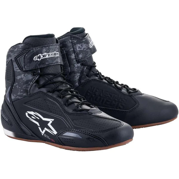 ALPINESTARS FASTER-3 SHOES - BLK DK GRY GUM