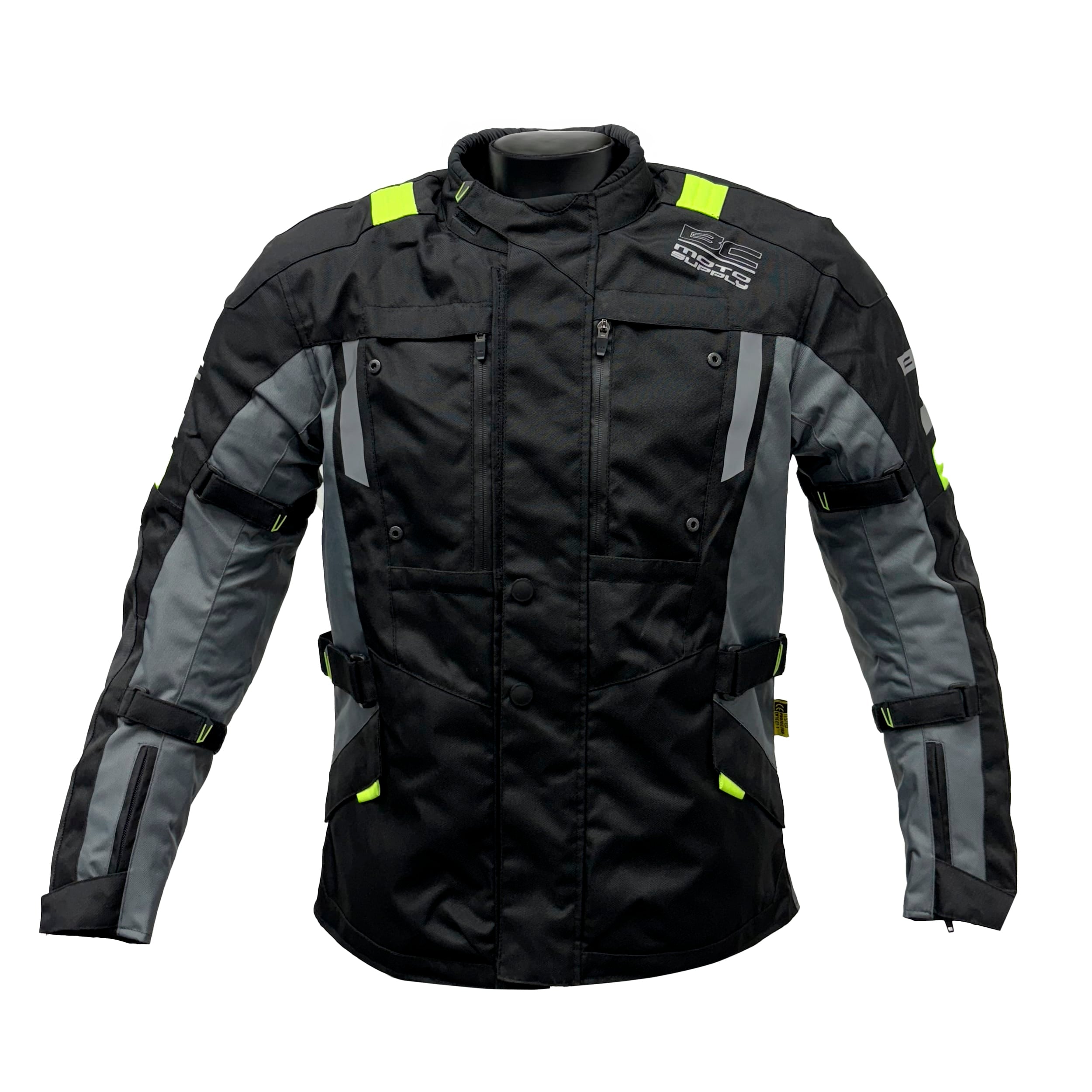 BCM TOURING JACKET Black HIVIZ XL
