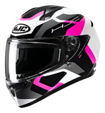 C10 TINS MC8 Bco/Gris/Rosa HJC
