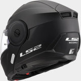 CASCO ABATIBLE LS2 SCOPE II SOLID NEGRO MATE FF902 SIN PINLOCK