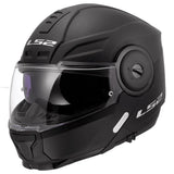 CASCO ABATIBLE LS2 SCOPE II SOLID NEGRO MATE FF902 SIN PINLOCK