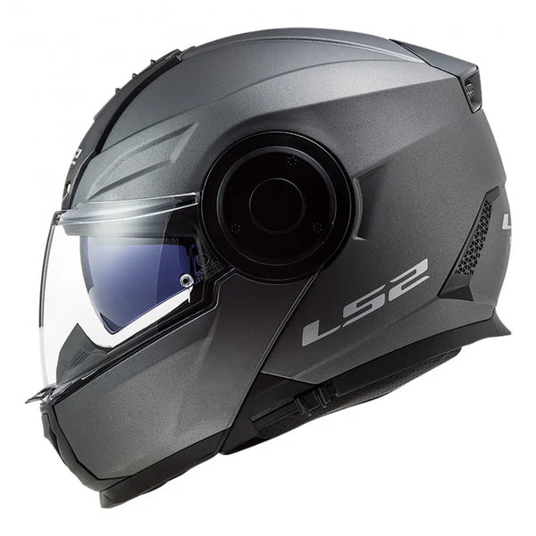 CASCO ABATIBLE LS2 SCOPE SOLID TITANIUM FF902