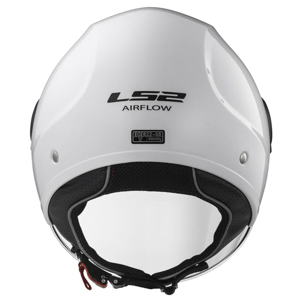 CASCO ABIERTO LS2 AIRFLOW SOLID BLANCO OF562