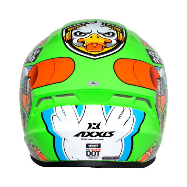 CASCO AXXIS DRAKEN GOOSE GAME A6 VERDE