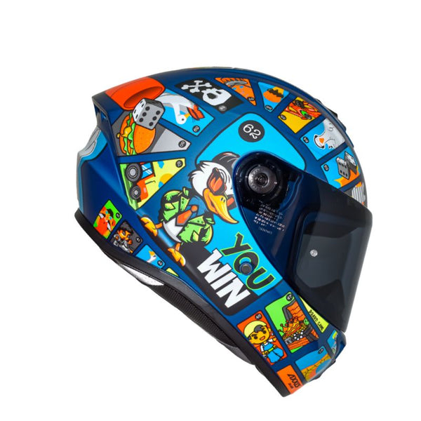 CASCO AXXIS DRAKEN GOOSE GAME A7 AZUL