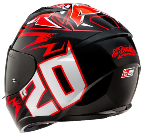 CASCO C10 DIABLO MASK MC1 NGO/RJO/BCO HJC