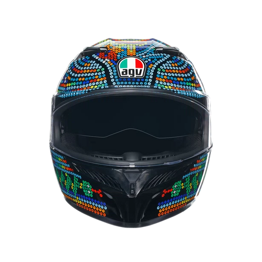 CASCO CERRADO AGV K-3 ROSSI WINTER TEST 2018