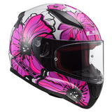 CASCO CERRADO LS2 RAPID II POPPIES BCOROSA FF353