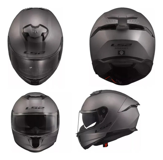 CASCO CERRADO LS2 STREAM II NARDO GRIS FF808