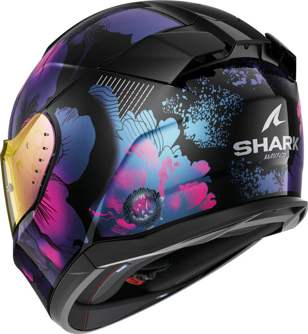 CASCO D-SKWAL 3 MAYFER NEGRO/ROSA/MORADO SHARK