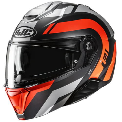 CASCO I91 ARVEN MC6HSF NEG/NAR/GRIS HJC