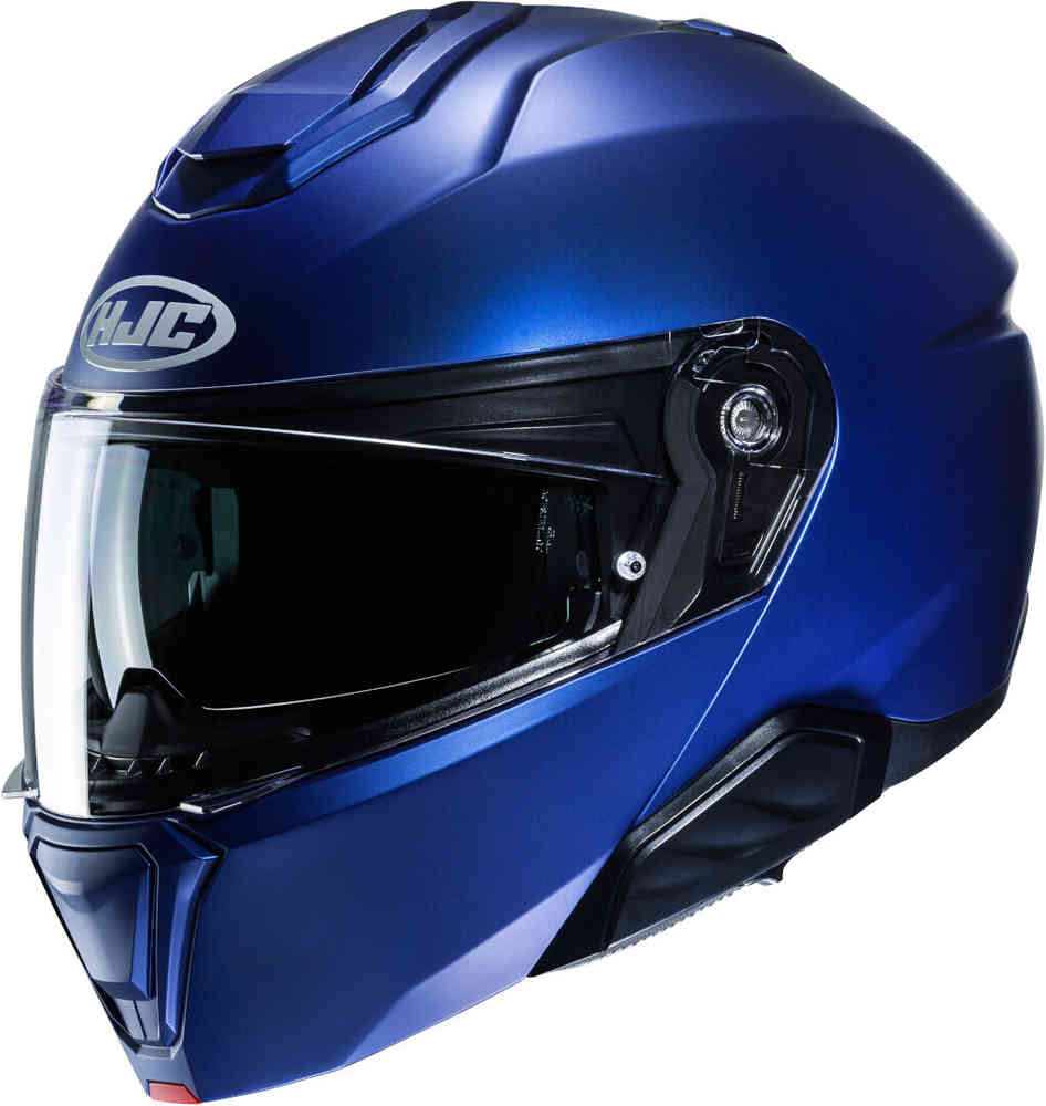CASCO I91 SOLIDO AZU METAL HJC