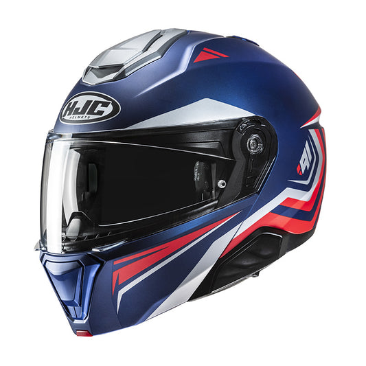 CASCO I91 TRICUS MC21SF AZU/ROJ HJC
