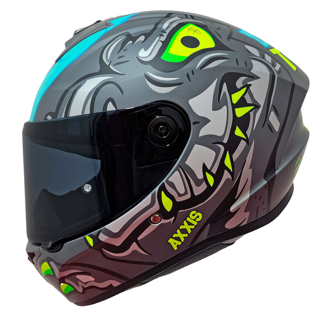 CASCO INTEGRAL DRAKEN DINOTOON C2 GRAY