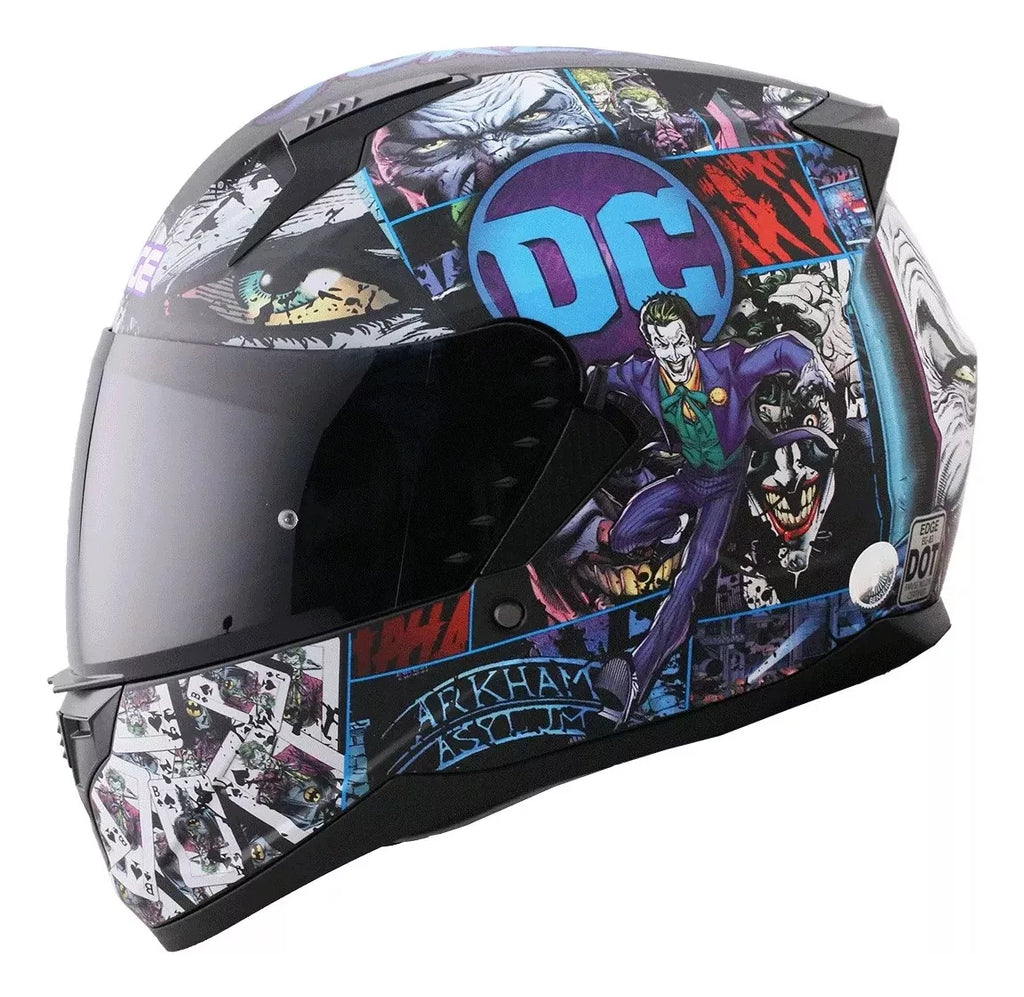 CASCO INTEGRAL - FULL FACE HELMET - LEXUS - JOKER COLLAGE BLUE -  SHINY