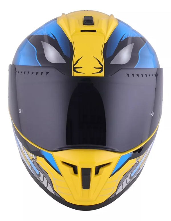 CASCO INTEGRAL -  FULL FACE HELMET - WOLVERINE - EXTREME - SHINY