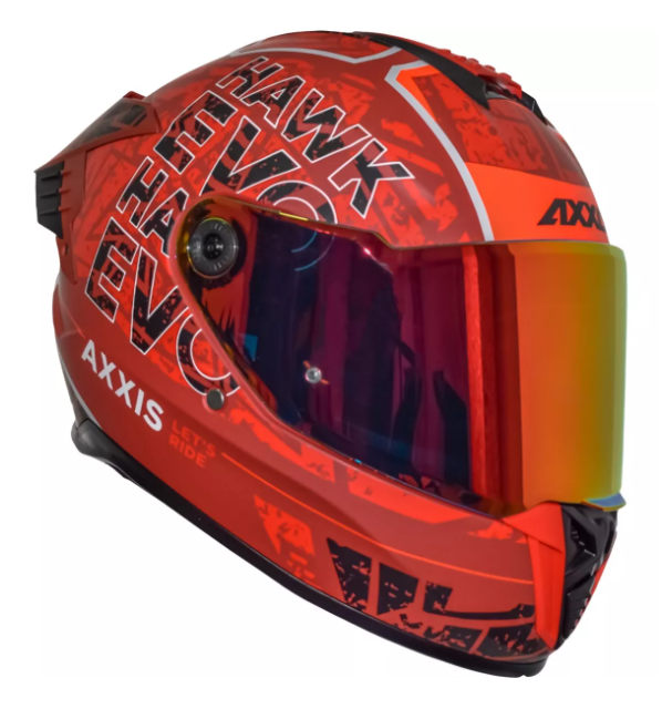 CASCO INTEGRAL HAWK LETS RIDE C5 RED