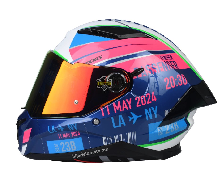 CASCO PANTHER PASSENGER C8 ROSA BRILLO