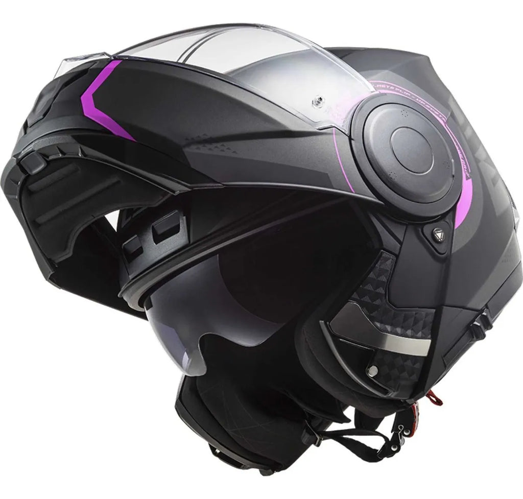 CASCO ABATIBLE LS2 SCOPE II ARCH TITANIUM MATE/ROS FF902 SIN