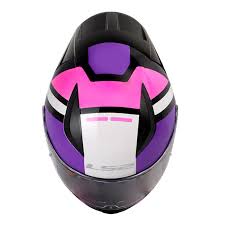 CASCO CERRADO LS2 RAPID II BLINK BCO/FUCSIA FF353