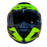 CASCO CERRADO LS2 STORM II DROP NGO/AMA/ROJ FF800