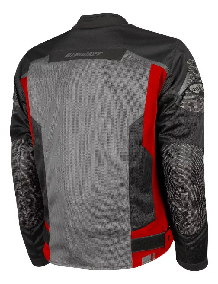 CHAMARRA PHOENIX 14.0 MESH GRIS ROJO 2EG