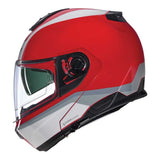 Casco N100-6 Incognito N-com 345 Rjo/Bco/Gris Nolan