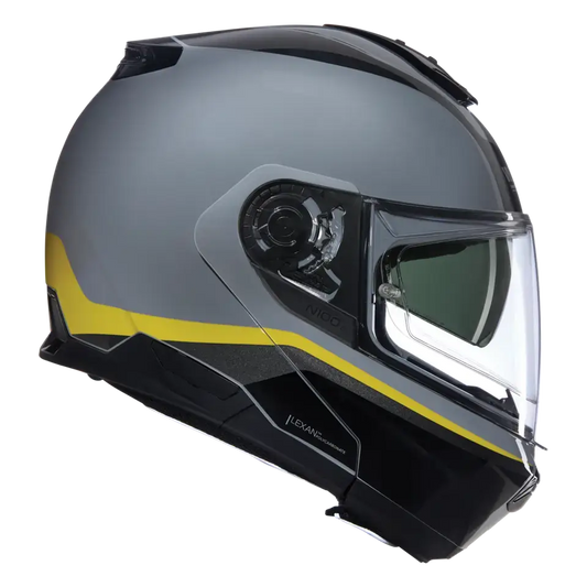 Casco N100-6 Incognito N-com 346 Gris/Ama/Ngo XXL Nolan