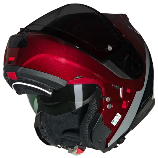 Casco N100-6 Verniciatura Speciale N-com 341 RjoNgoPlata Nolan