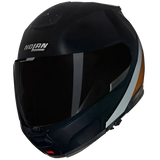 Casco N100-6 Verniciatura Speciale N-com 343 Ngo/Ocre/Plata Nolan