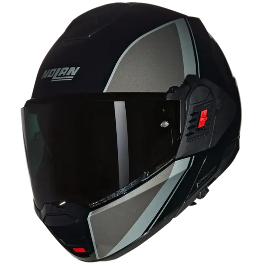 Casco N120-1 Verniciatura Speciale N-com 341 Ngo/Gris Nolan