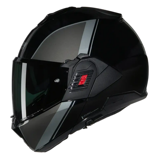 Casco N120-1 Verniciatura Speciale N-com 341 Ngo/Gris Nolan