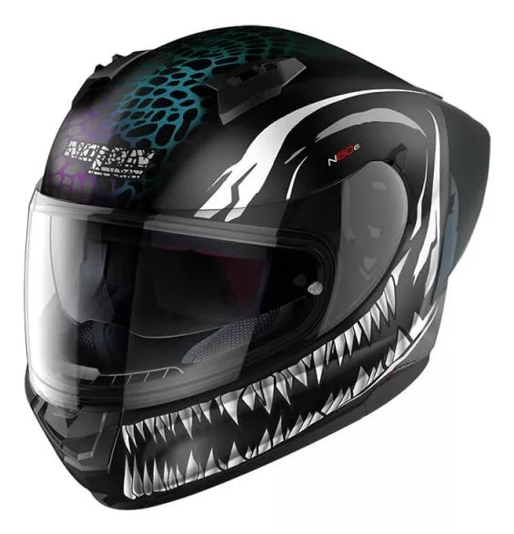 Casco N60-6 Sport Ravenous 28 Ngo/Tornasol Nolan