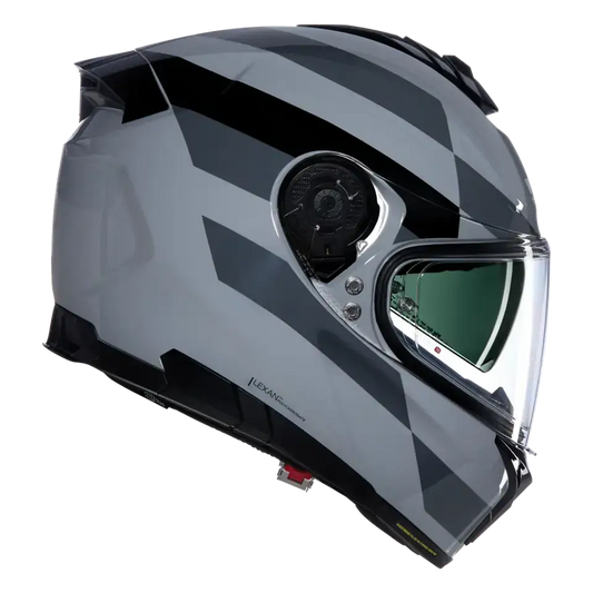 Casco N80-8 Alfiere N-com 345 Gris/Gris Oscuro Nolan