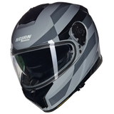 Casco N80-8 Alfiere N-com 345 Gris/Gris Oscuro Nolan