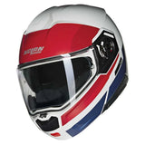Casco N90³ Roboto N-com 345 Bco/Rjo/Azul Nolan