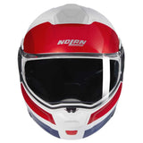 Casco N90³ Roboto N-com 345 Bco/Rjo/Azul Nolan