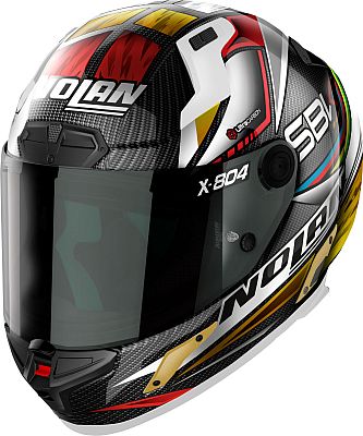 Casco X-804 RS SBK 23 Ngo/Bco/Rjo Nolan